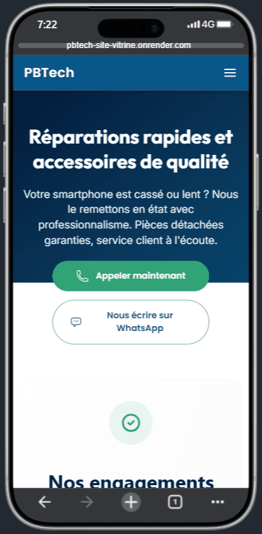 Aperçu du projet PBTech